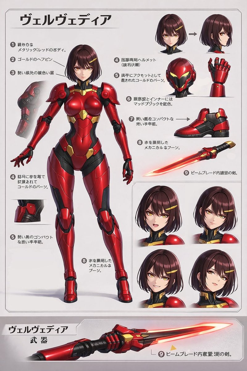 Velvedia Character Reference Sheet GPT Image 2 preview