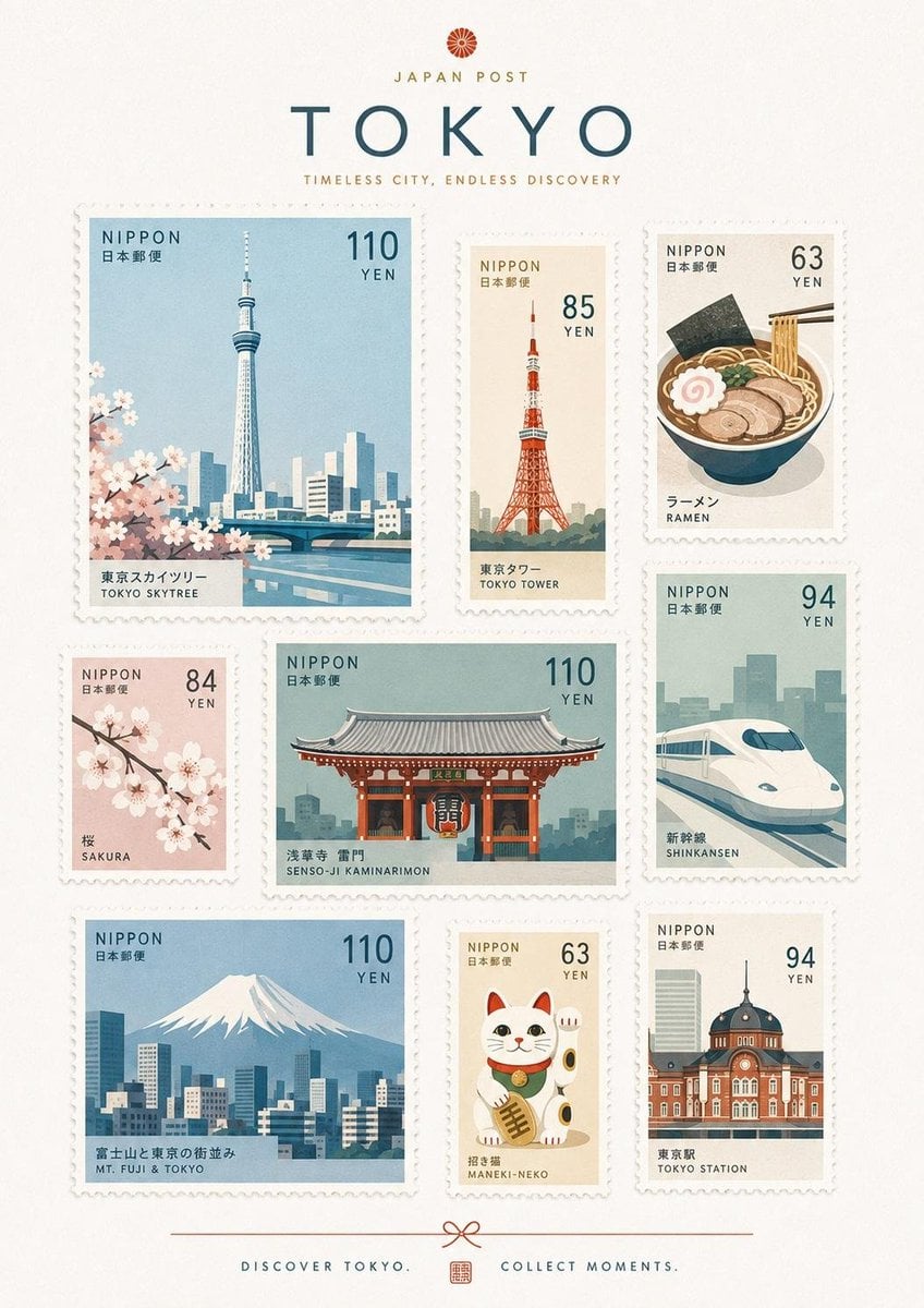 What If You Could Bring Home Commemorative Stamps GPT Image 2 preview