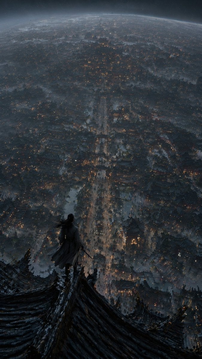 Xianxia Cityscape from God's-Eye View GPT Image 2 preview