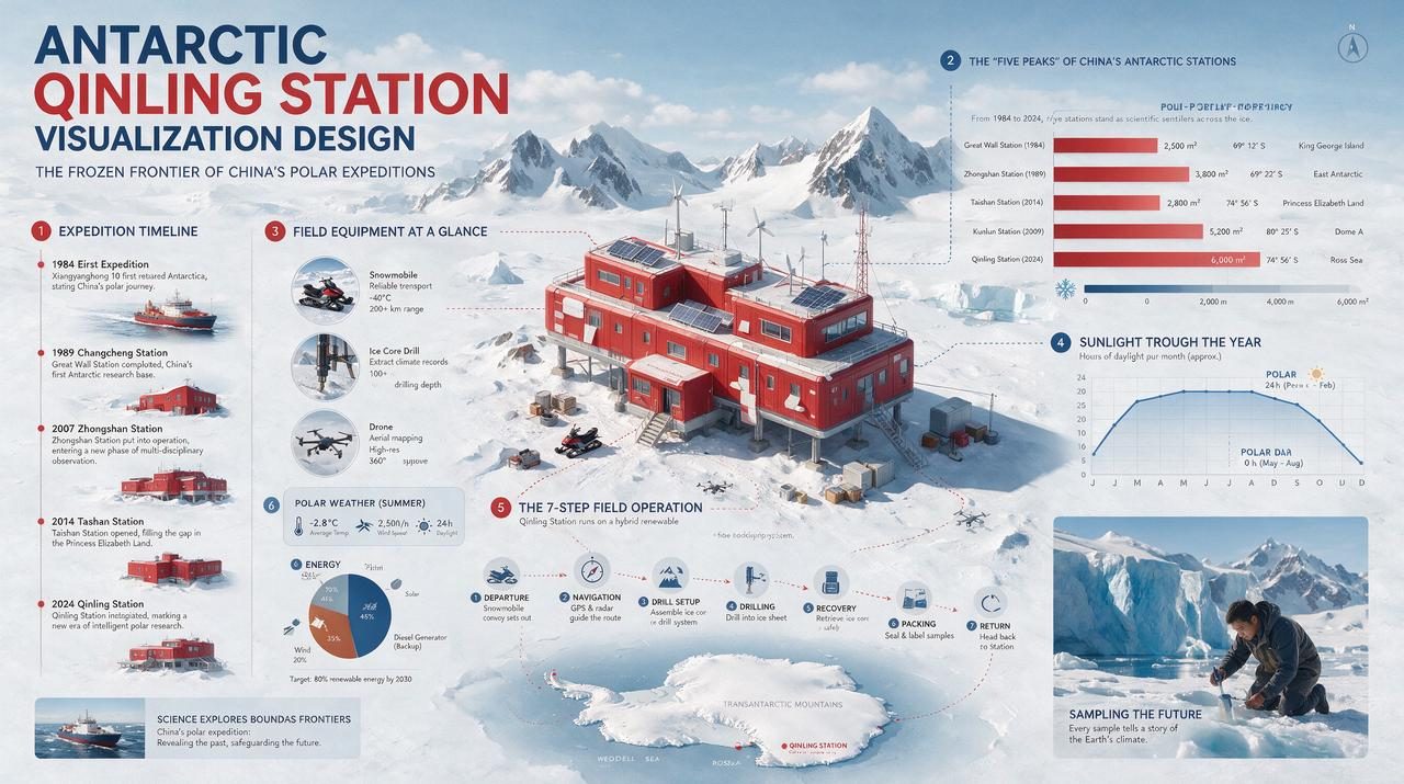Antarctica Qinling Station Expedition Chronicle Seedream 5 Pro preview