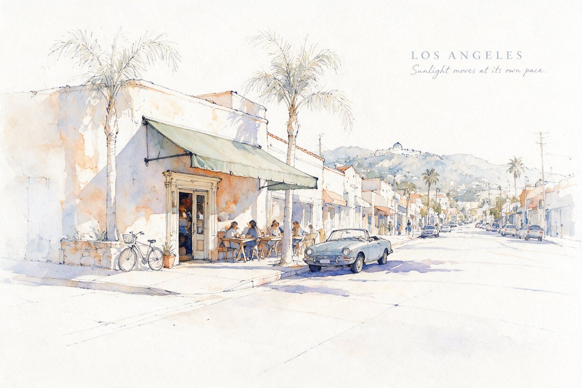 Aquarelle Urban Sketch Seedream 5 Pro preview