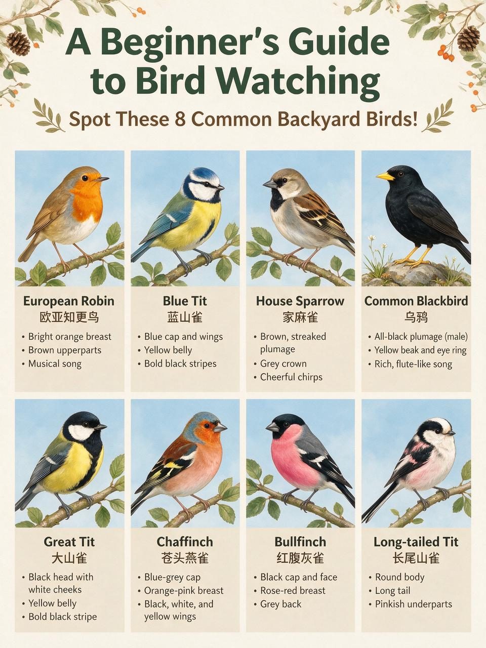 Beginner Birdwatching Guide Infographic Seedream 5 Pro preview