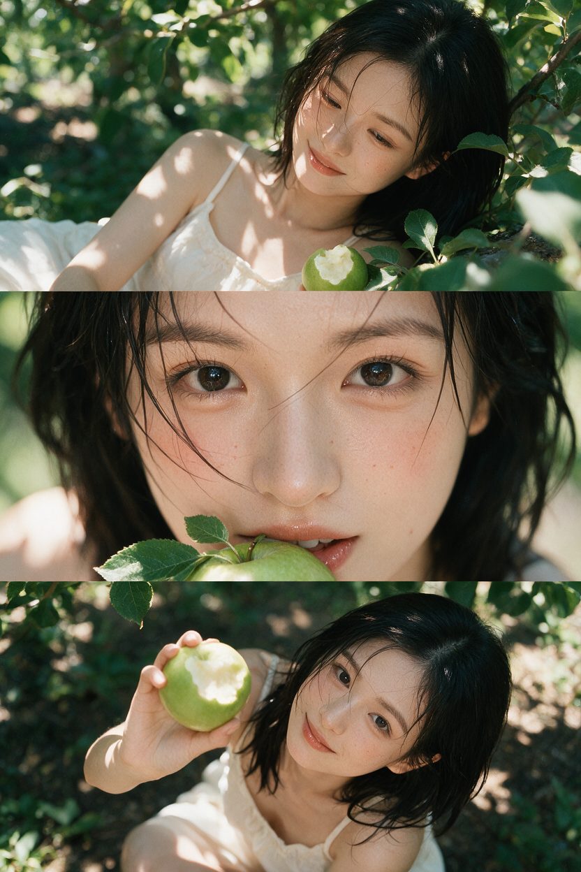 Cinematic Summer Narrative Portrait Grid Seedream 5 Pro preview