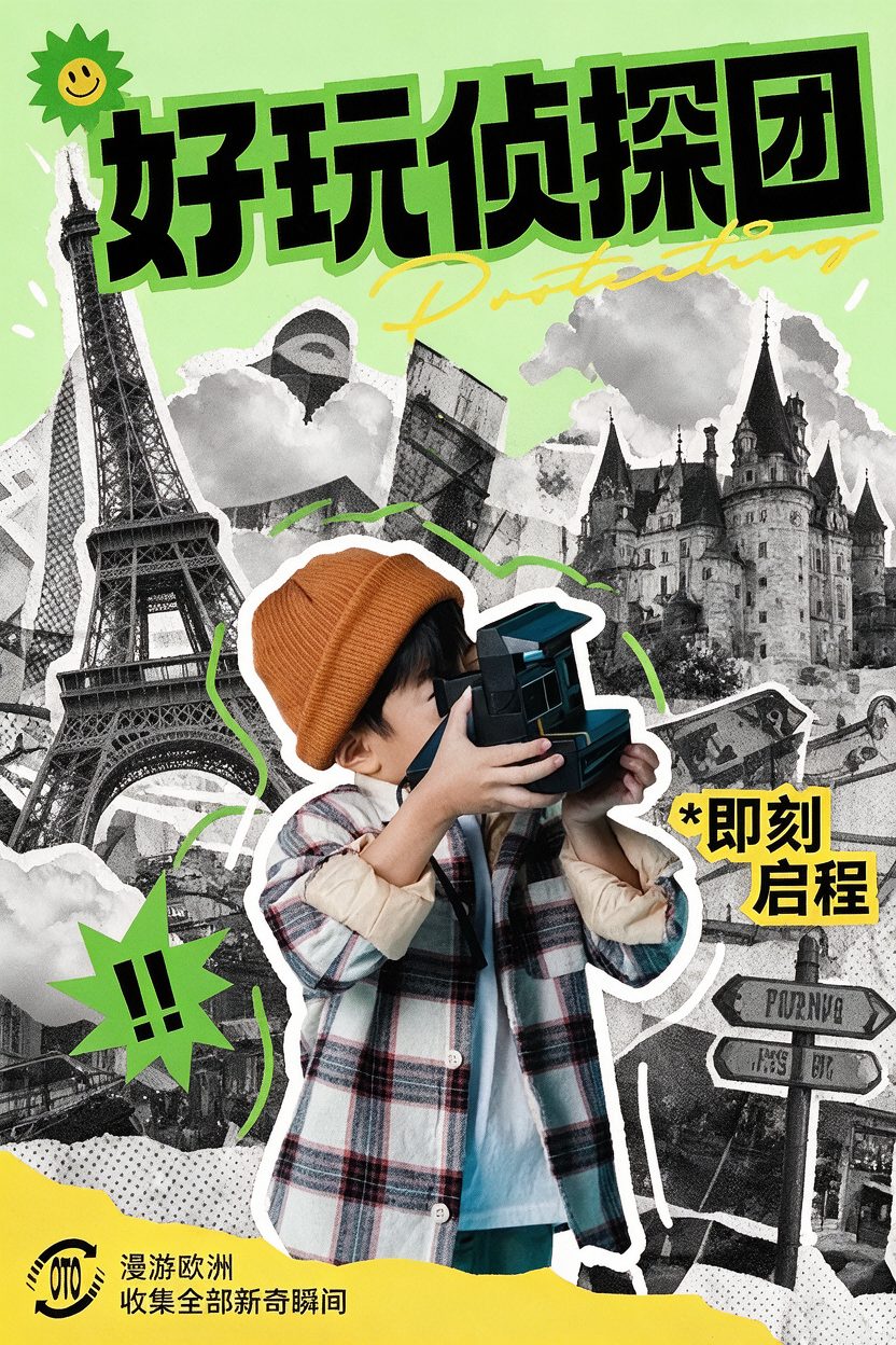 Collage Series Marketing Poster Seedream 5 Pro preview