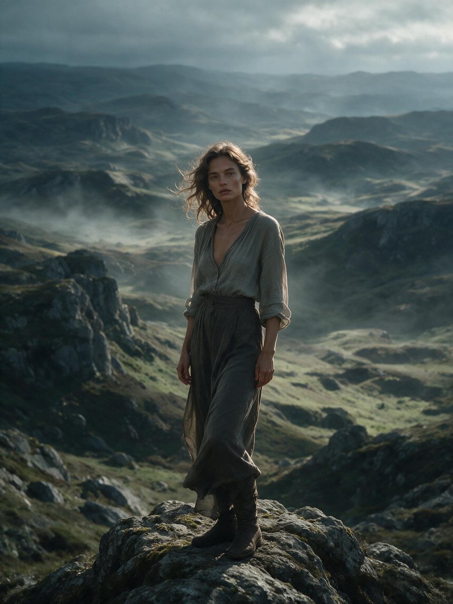 Elegant Woman in Vast Natural Landscape Seedream 5 Pro preview