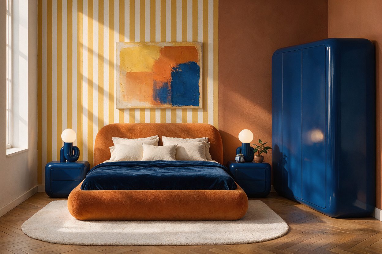 Modern Art Style Bedroom Rendering Seedream 5 Pro preview