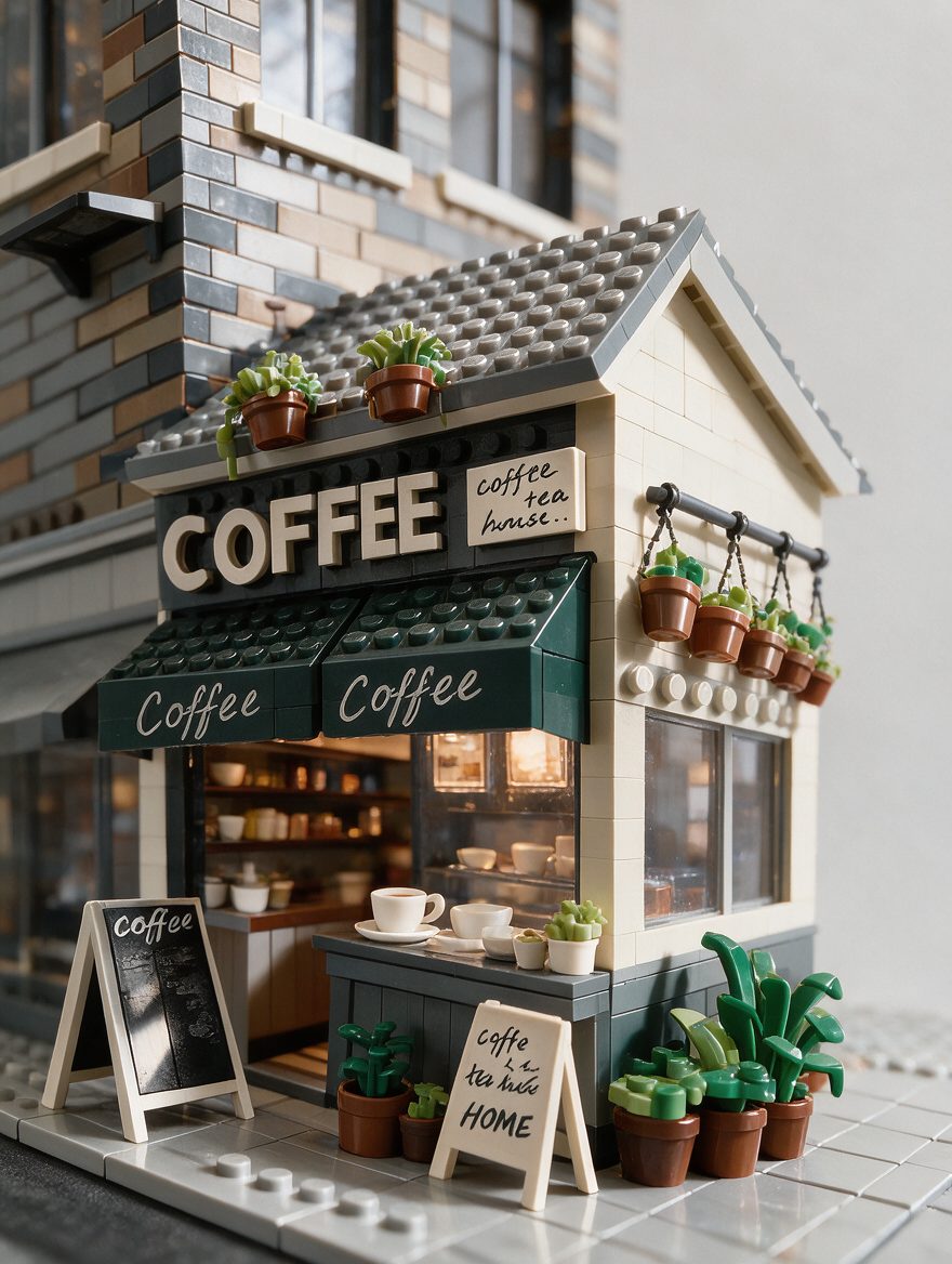 Realistic LEGO Toy Miniature Scene Seedream 5 Pro preview
