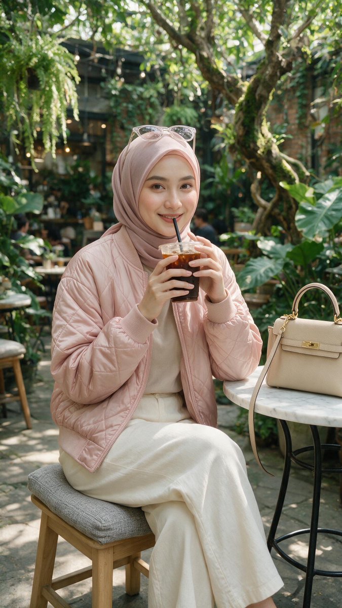 Southeast Asian Woman in Mauve Hijab Seedream 5 Pro preview