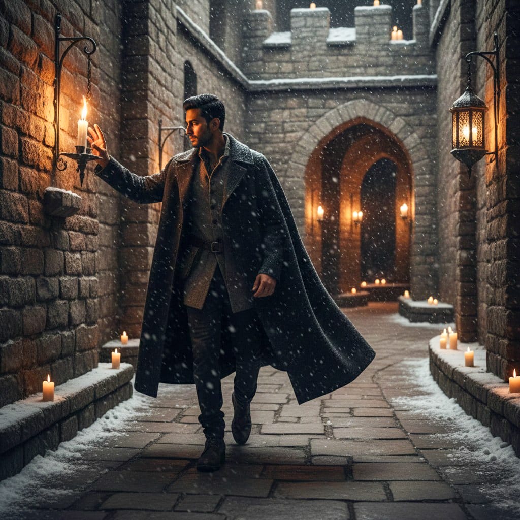 North Gate Candle Walk Nano Banana Pro preview image