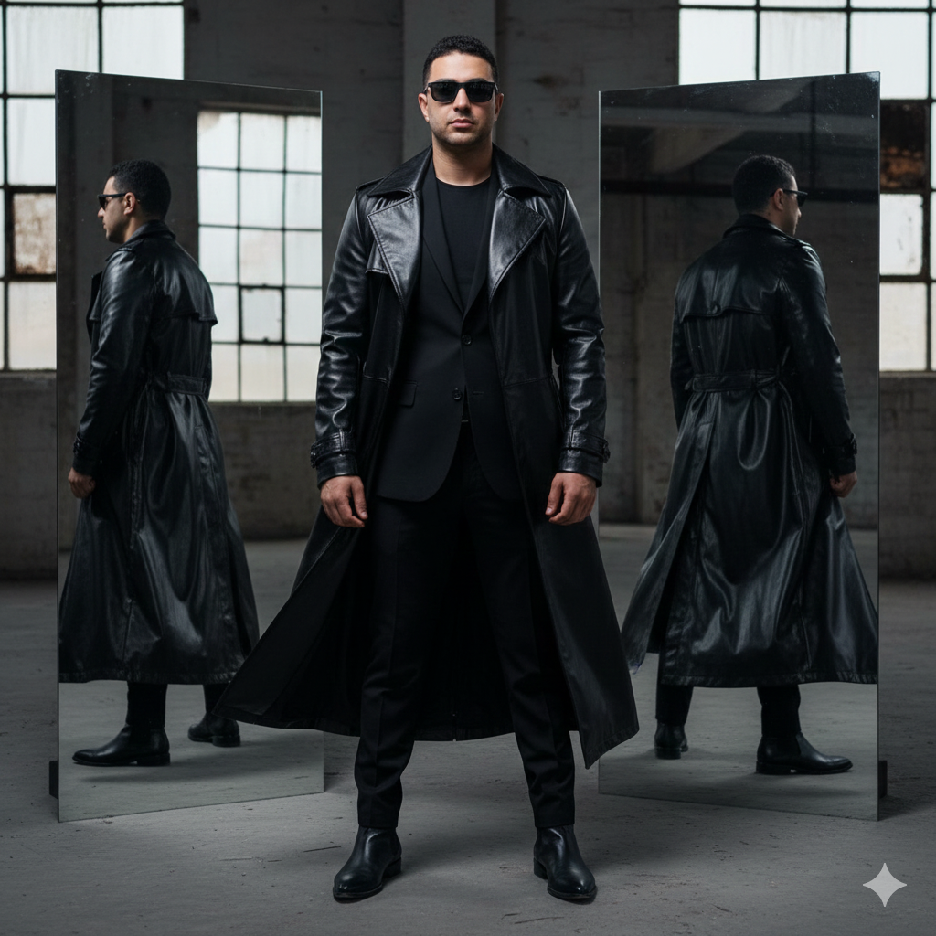 Dual Reflection in Black Nano Banana Pro preview image