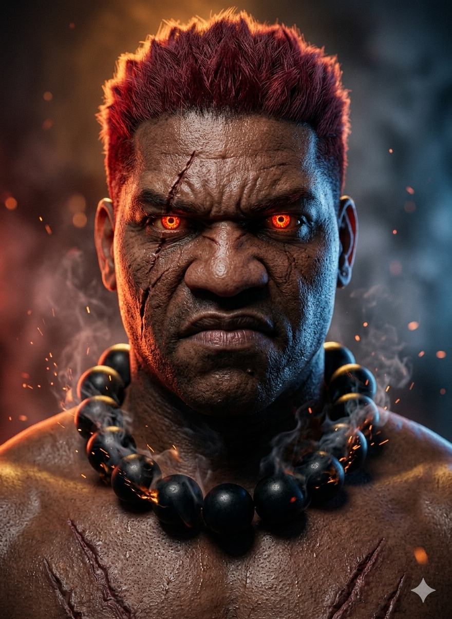demonic martial warrior Nano Banana Pro preview image