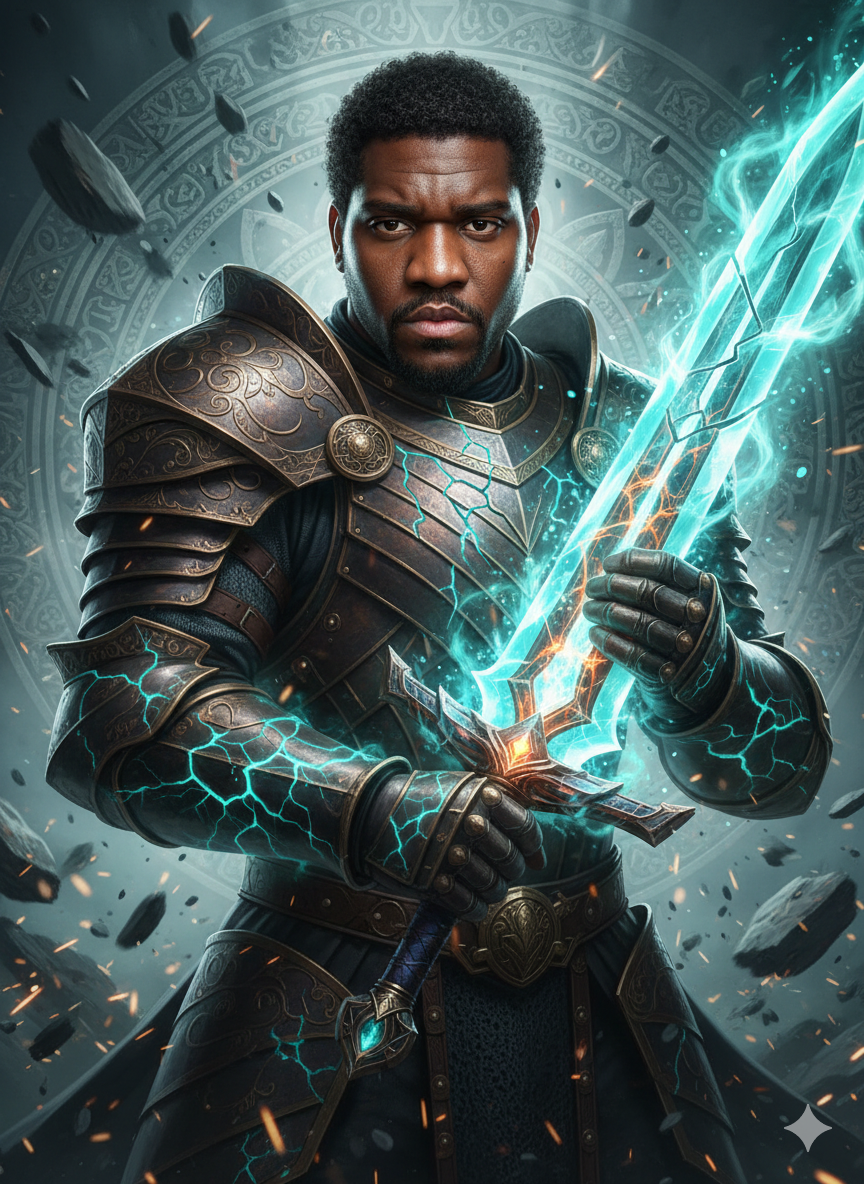 warrior in intricate Nano Banana Pro preview image