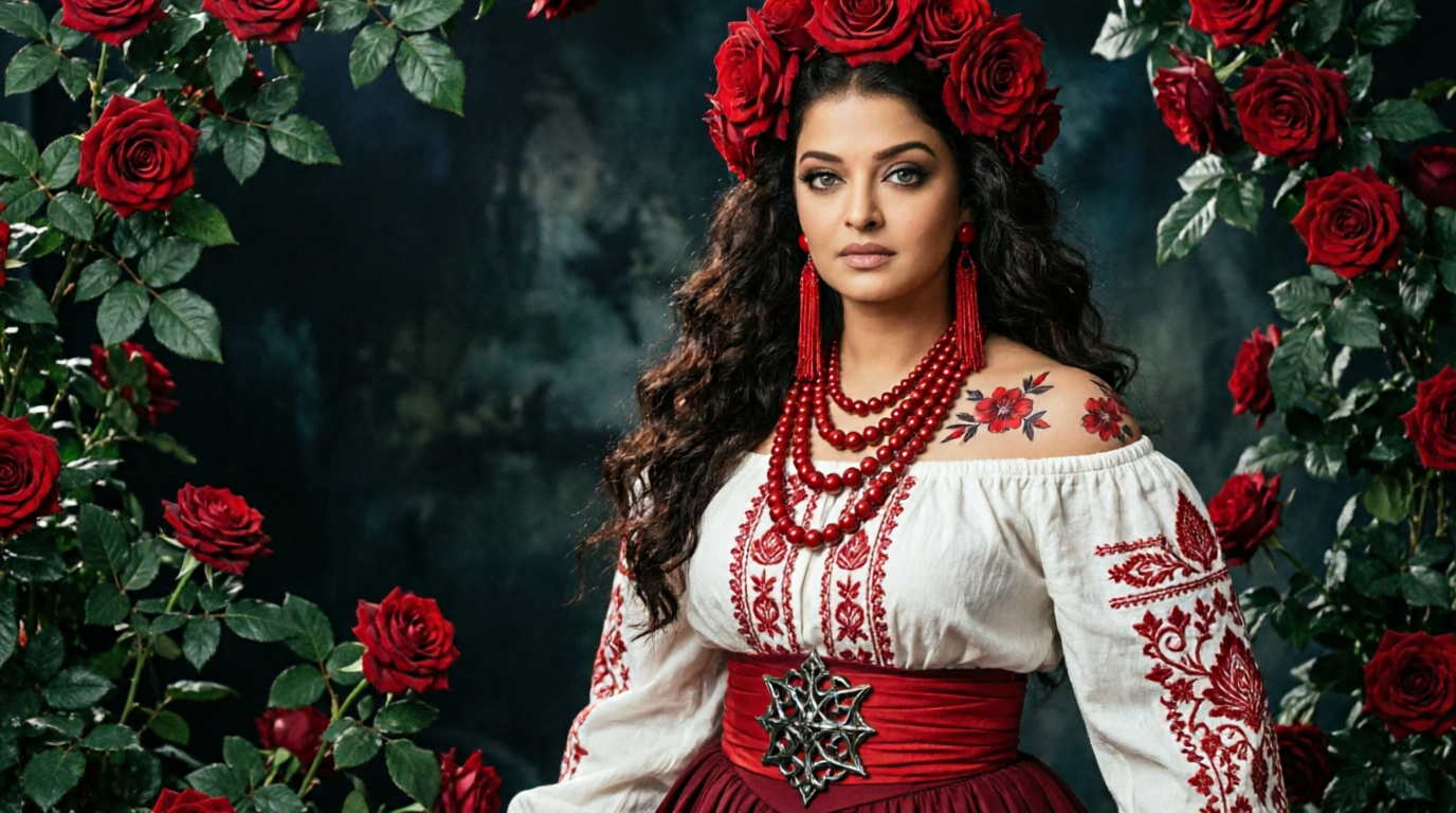 Velvet Roses: The Gothic Slavic Muse Nano Banana Pro preview image
