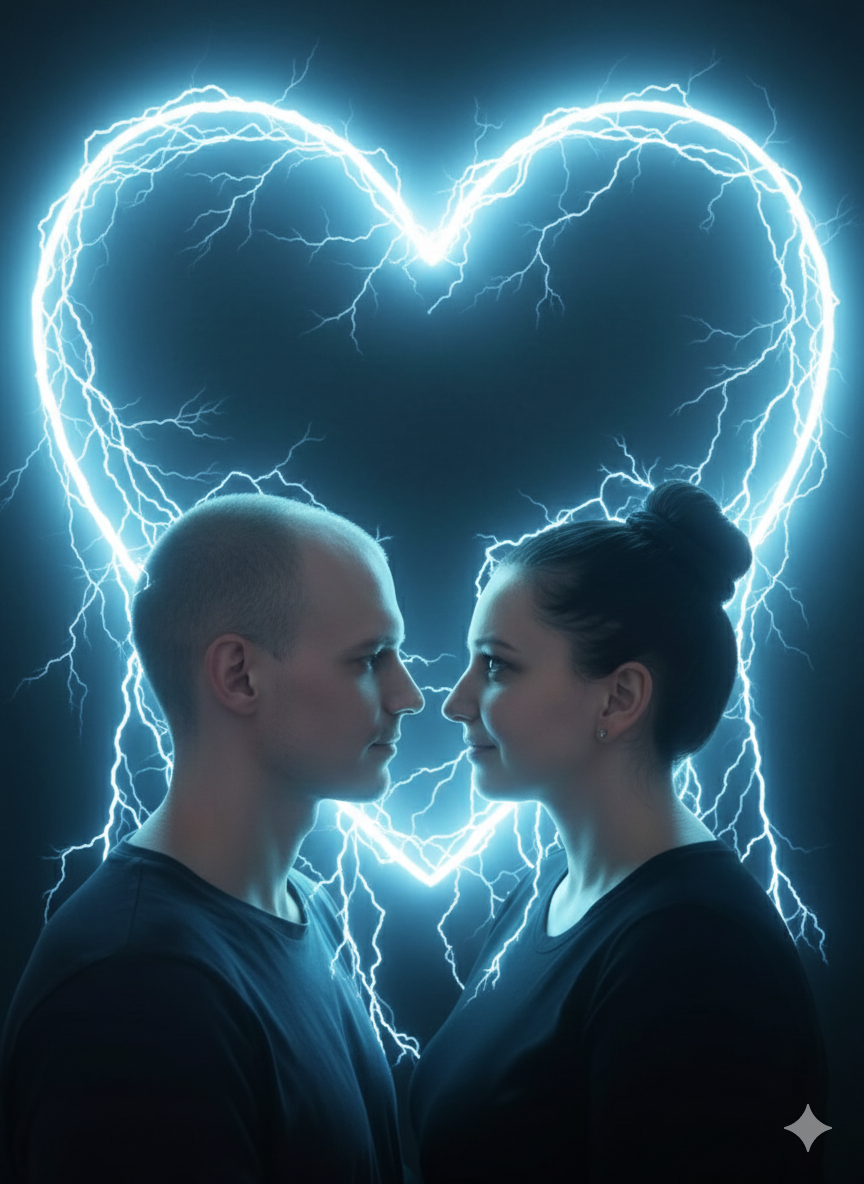 electricity blazes LOVE Nano Banana Pro preview image