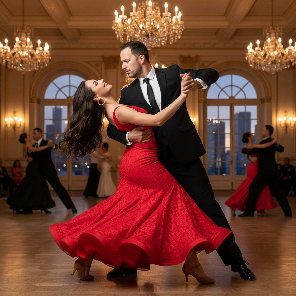 Ballroom Blaze: Passion in Motion Nano Banana Pro preview image