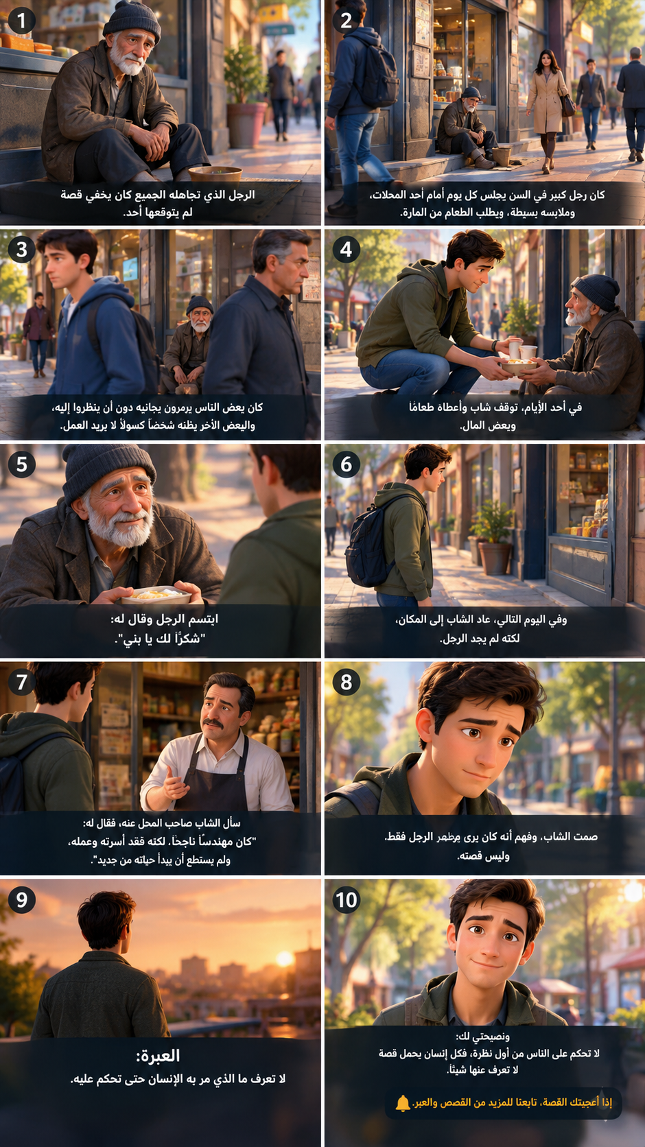 قصة في دقيقة… وعبرة تبقى معك Nano Banana Pro preview image