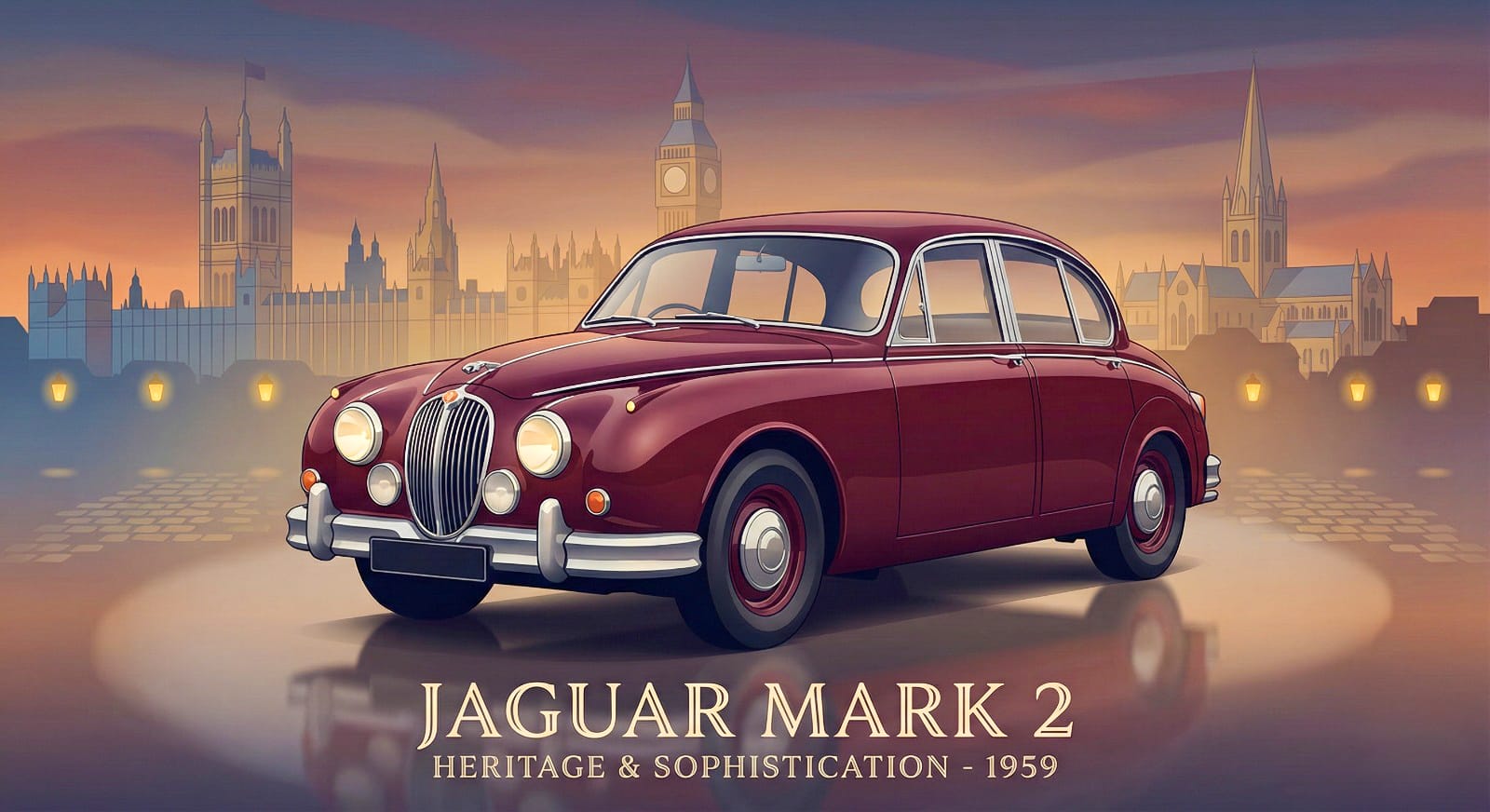 1959 Jaguar Mark 2 Nano Banana Pro preview image