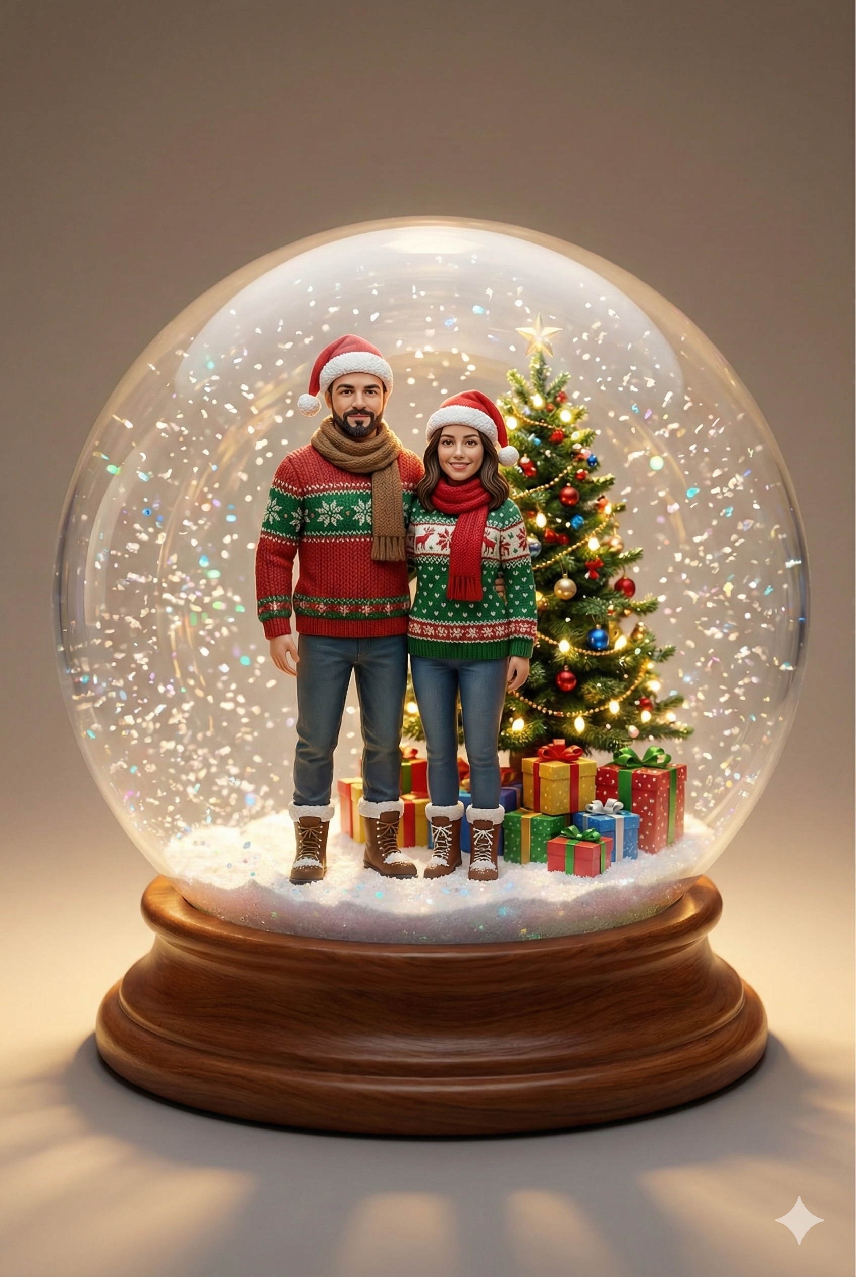 Christmas style (Couple) Nano Banana Pro preview image