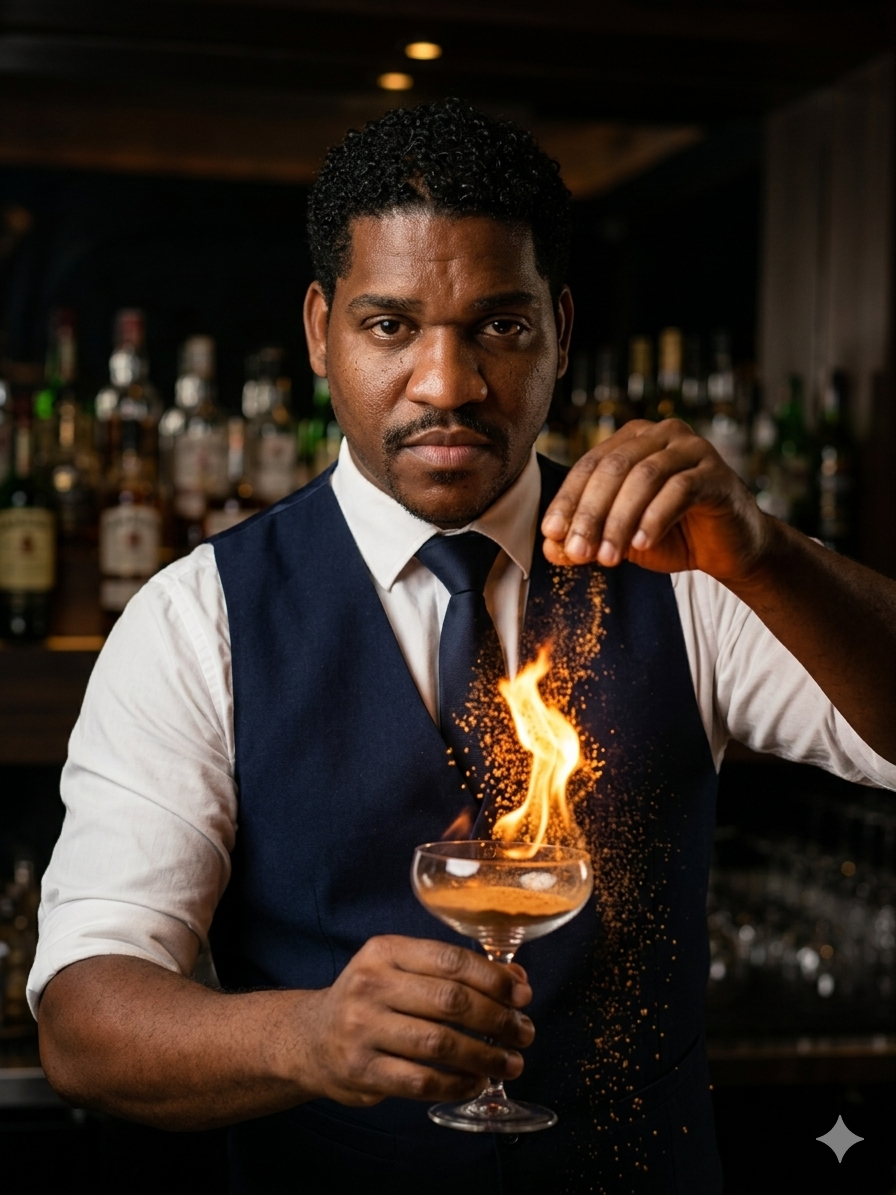 professional bar attire Nano Banana Pro preview image