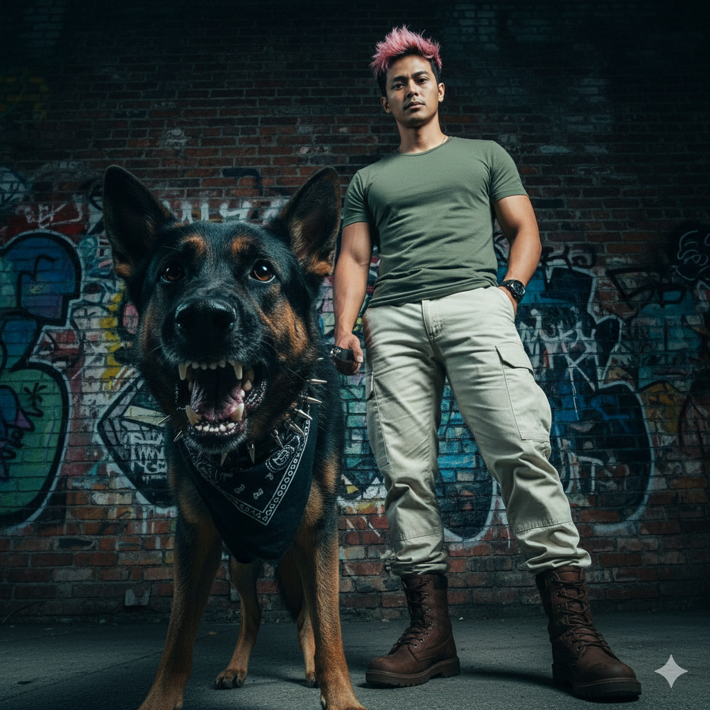 Military Dog Trainer Nano Banana Pro preview image