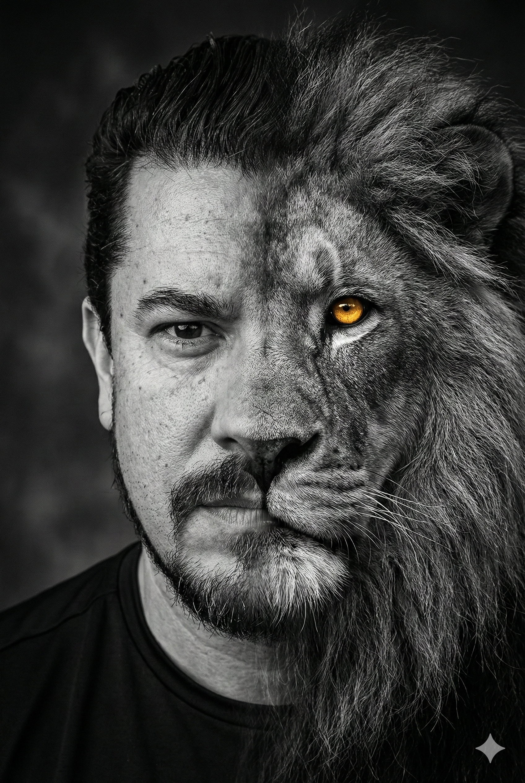 Men x Lion Nano Banana Pro preview image