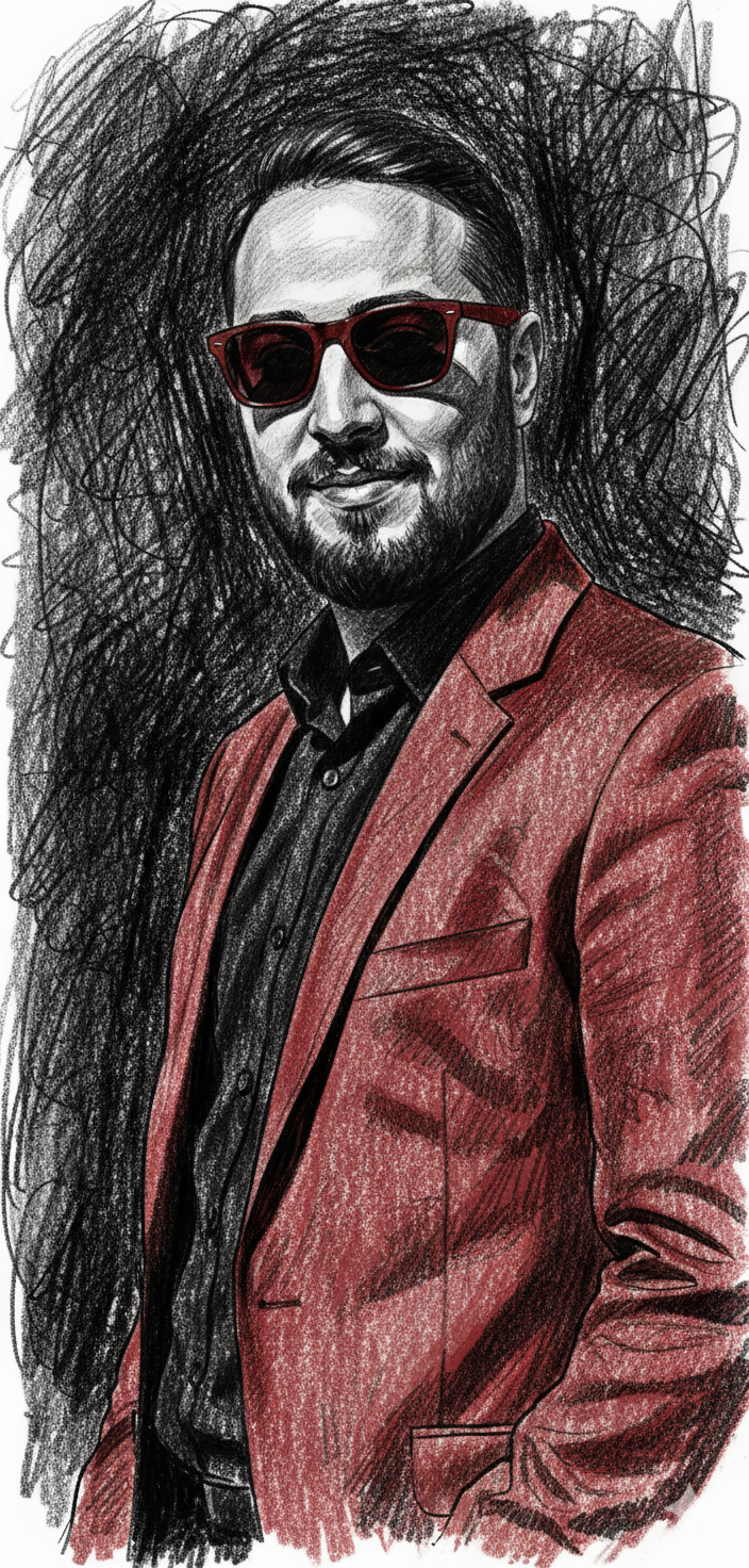 chaotic charcoal pencil art Nano Banana Pro preview image