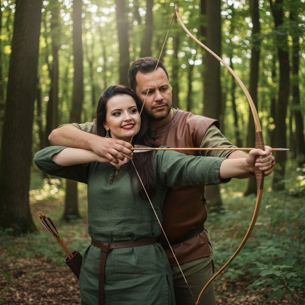 Aiming Together: Woodland Romance Nano Banana Pro preview image