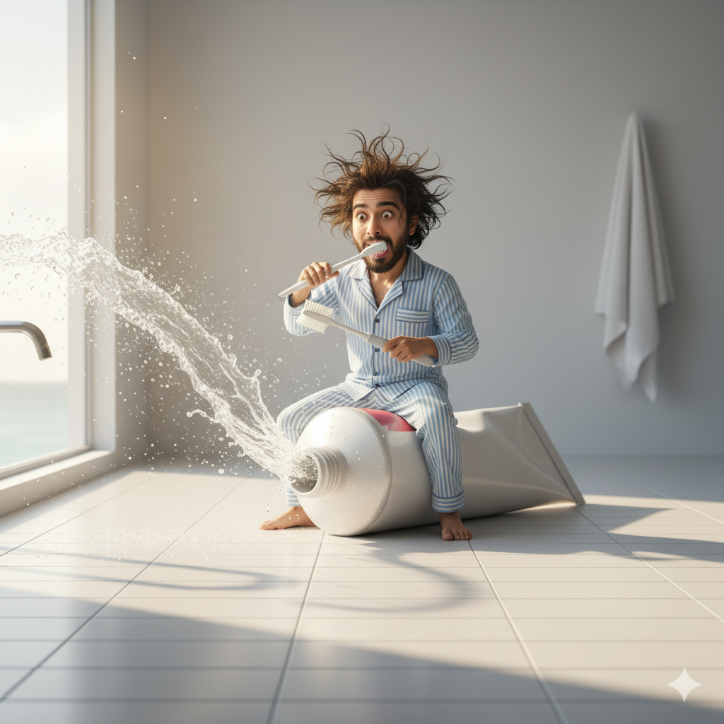 Ultra realistic scene depicting a minuscule Nano Banana Pro preview image