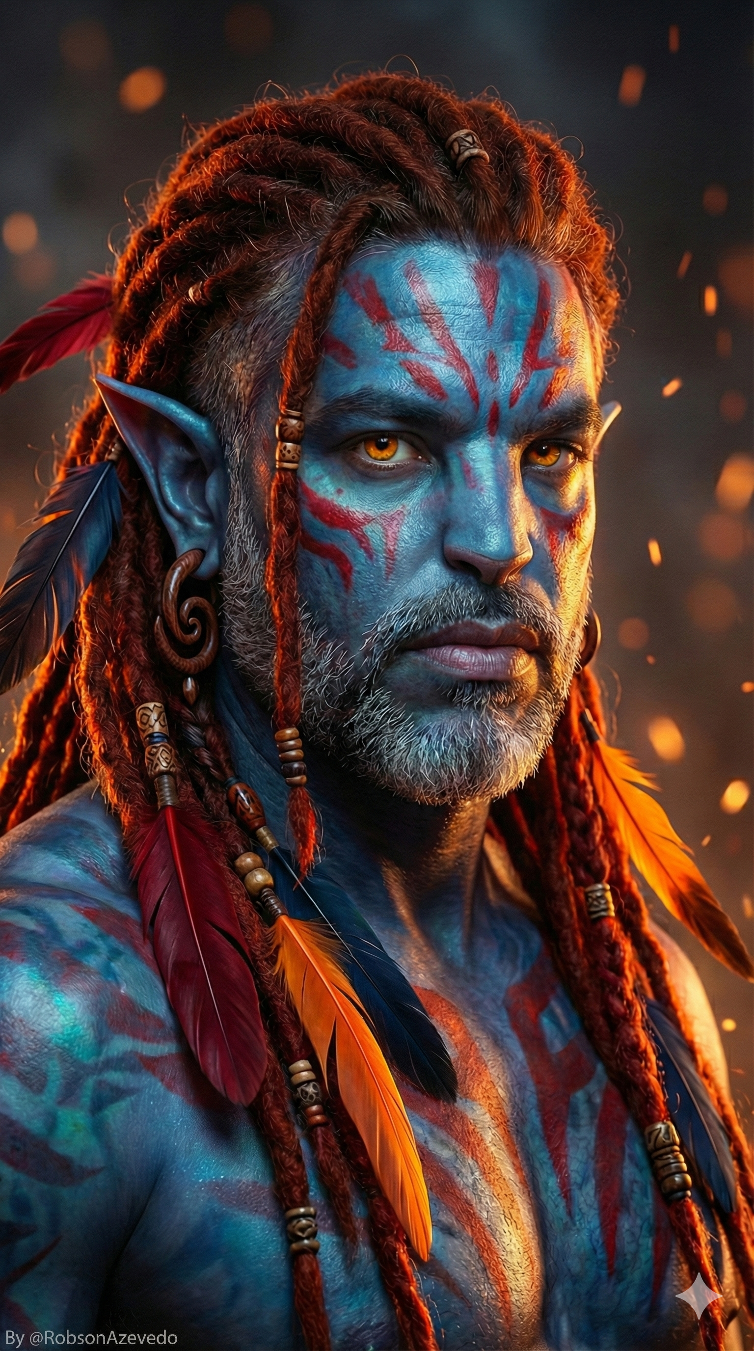 Na'vi Avatar Fire and Ash Nano Banana Pro preview image