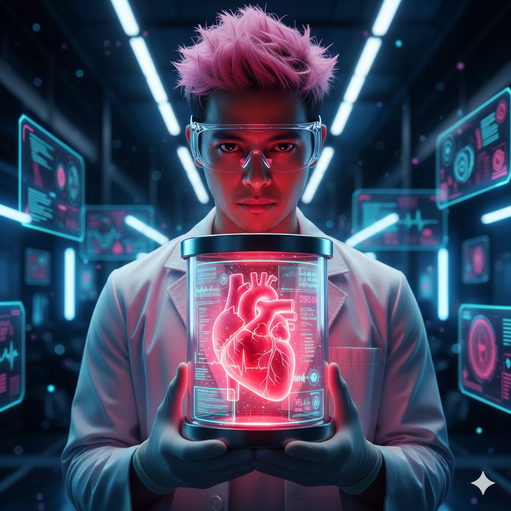 Imagen de vista previa del Laboratorio de Investigación Cerebral Futurista Nano Banana Pro