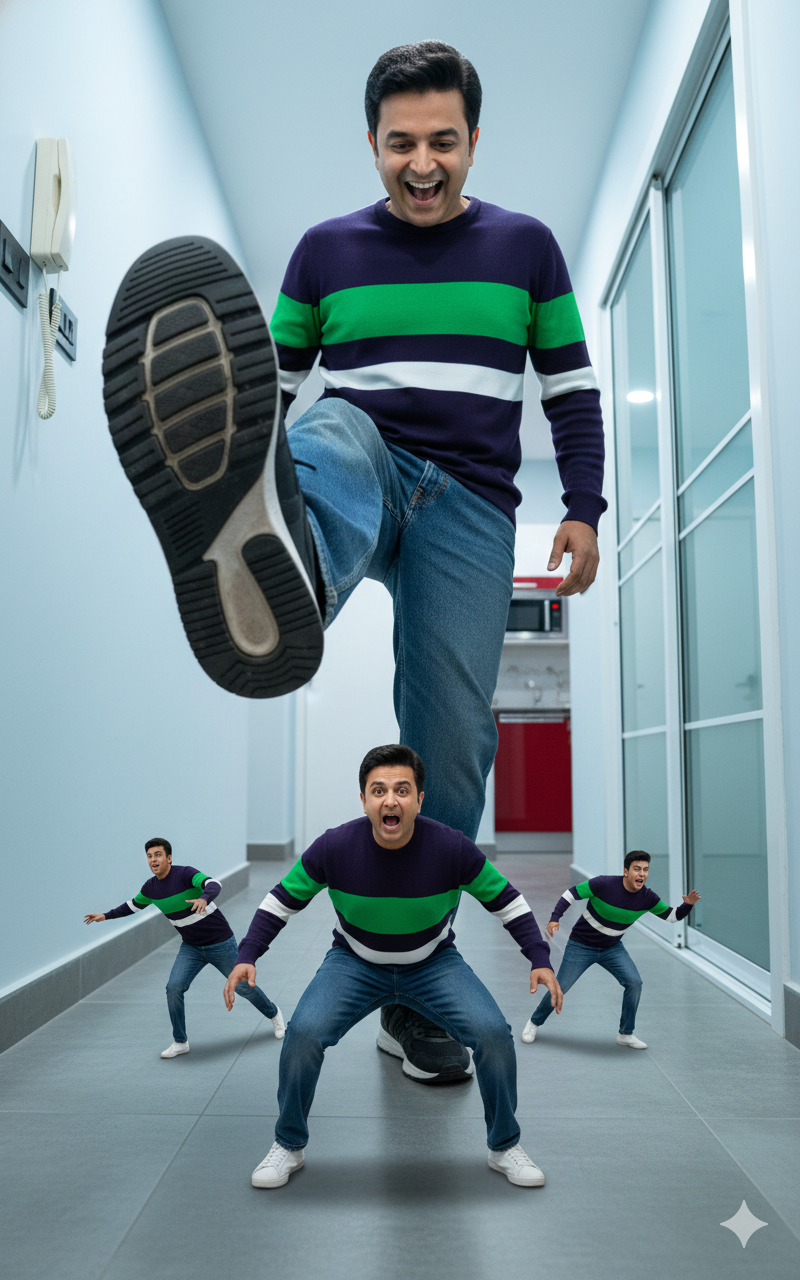 Man in Action Nano Banana Pro preview image