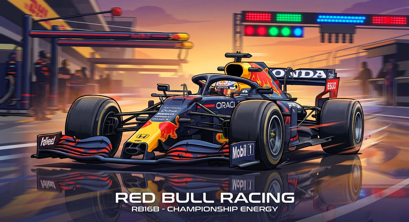 Red Bull RB16B Formula 1 Car Nano Banana Pro preview image