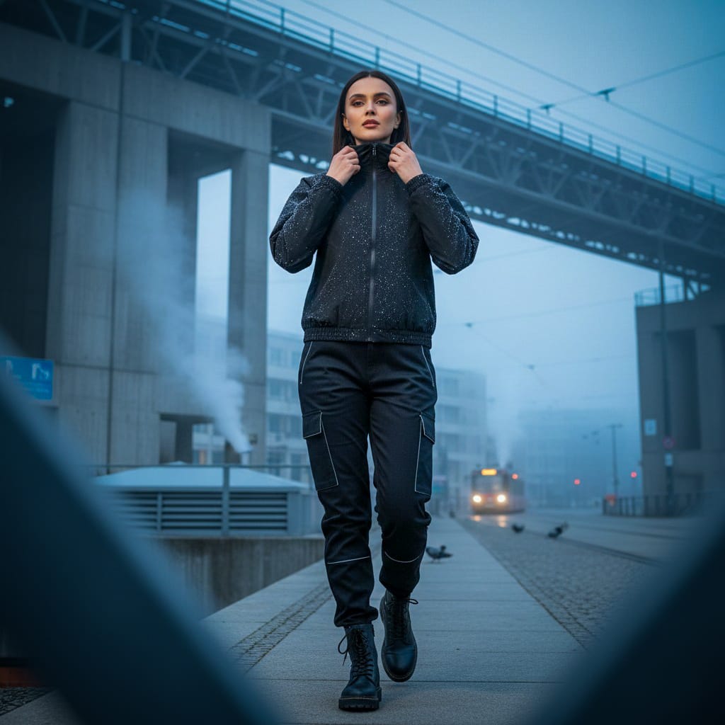 Berlin Alexander Platz – Cold Winter Street Techwear Nano Banana Pro preview image