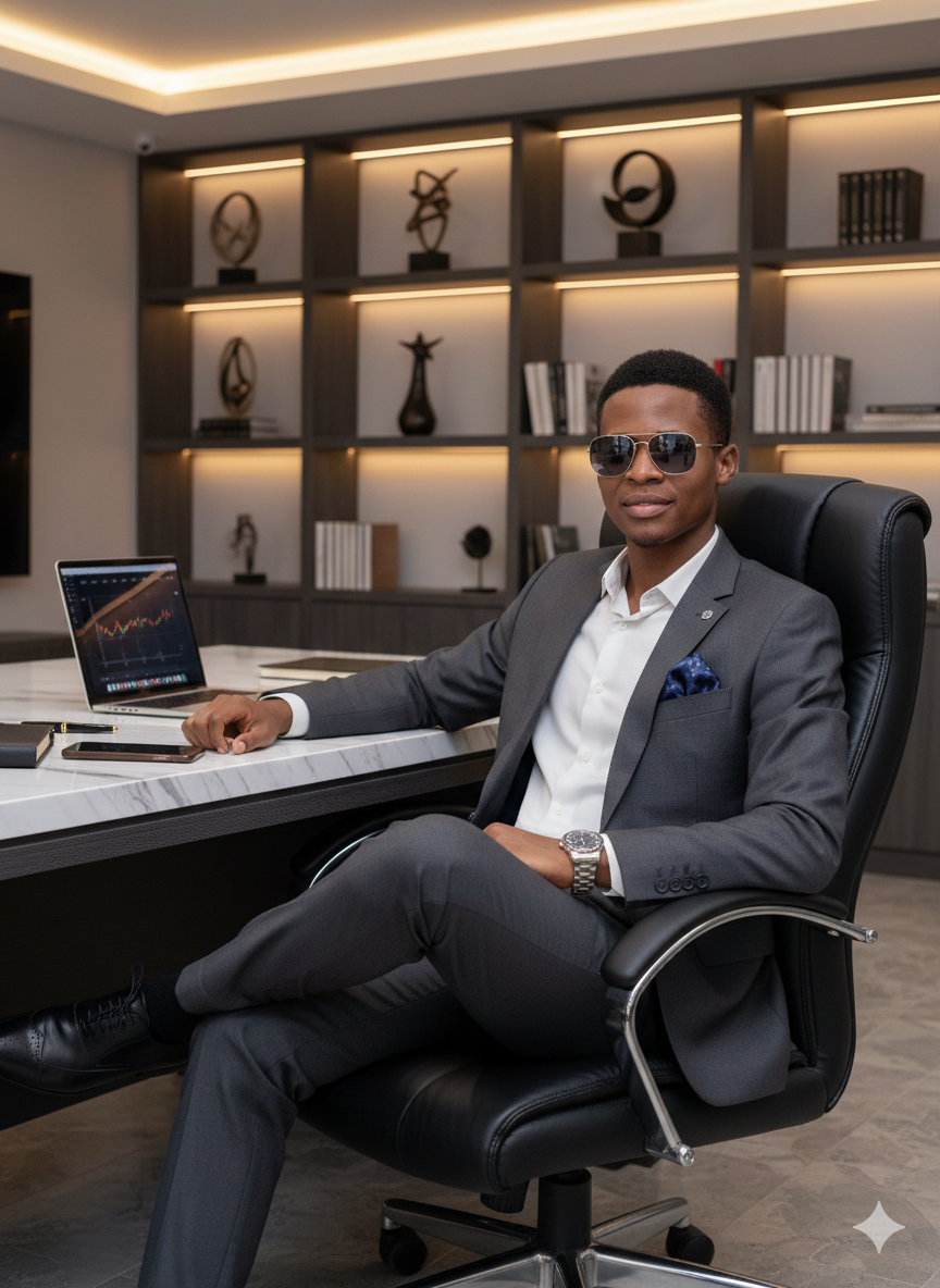 Confident Modern Business Leader in a Luxury Office Nano Banana Pro preview image
