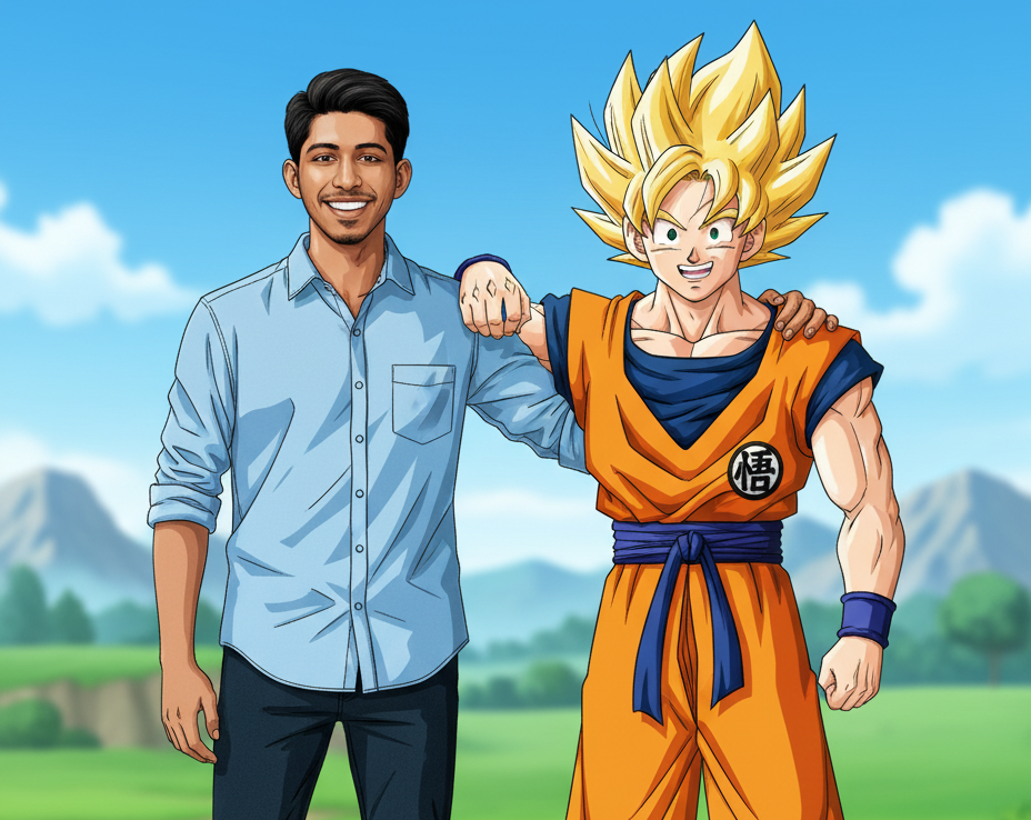 Interacting with Son Goku Nano Banana Pro preview image