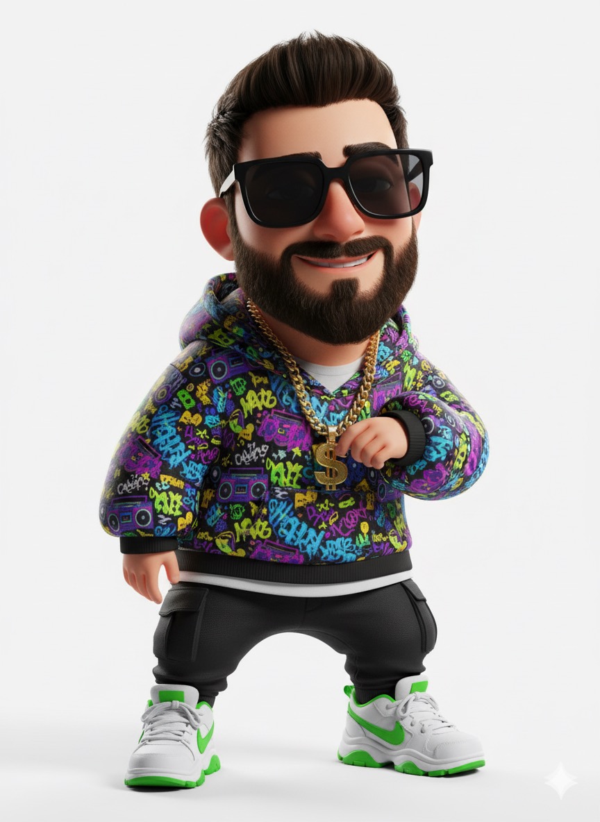 3d anime rap style Nano Banana Pro preview image