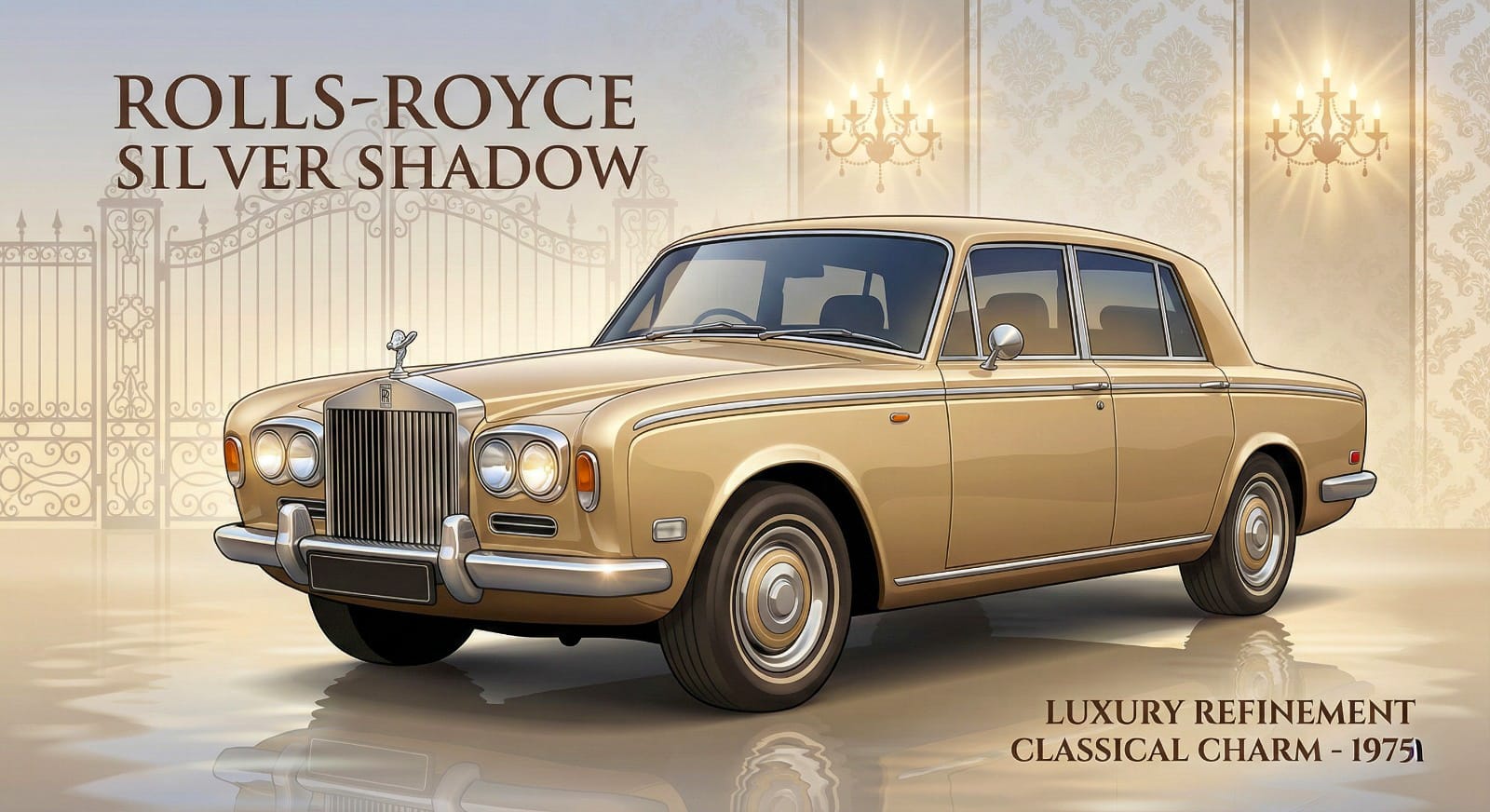 1975 Rolls-Royce Silver Shadow Nano Banana Pro preview image