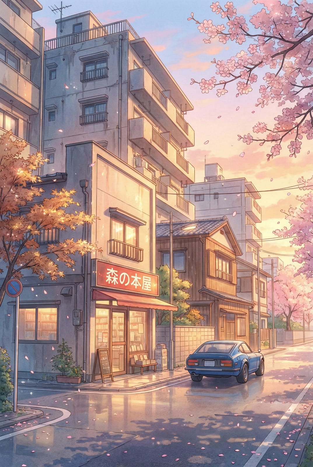 Dreamy Anime Neighborhood Nano Banana Pro preview image
