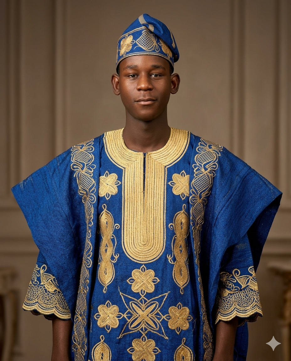 Yoruba Agbada Royal Look Nano Banana Pro 预览图