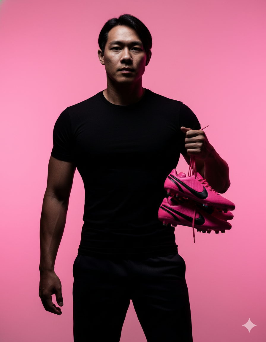 Gambar pratinjau Proyek Iklan Sepatu Sepak Bola Nano Banana Pro