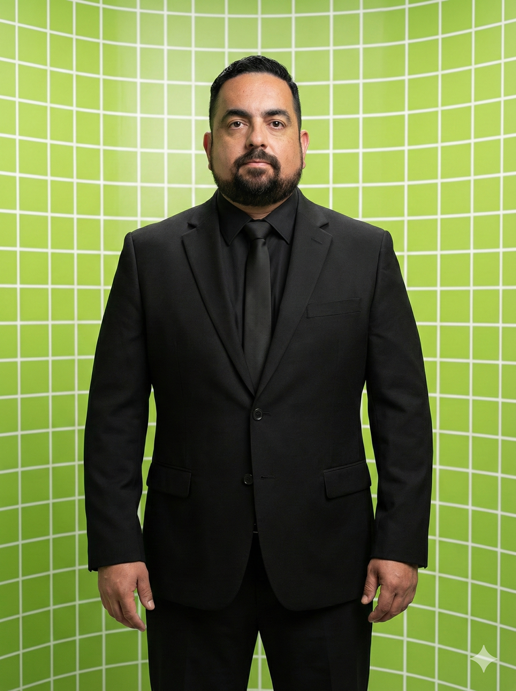 Retrato editorial de alta moda contemporánea Verde Limon Nano Banana Pro preview image