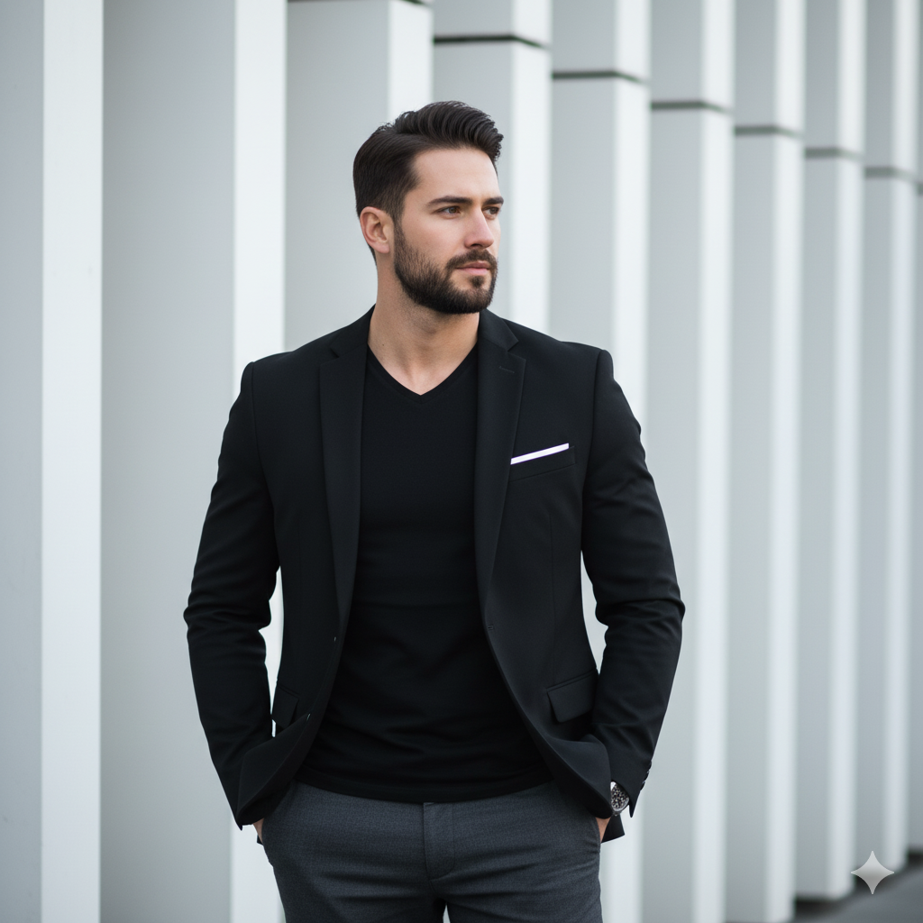 A well-dressed, handsome man Nano Banana Pro preview image