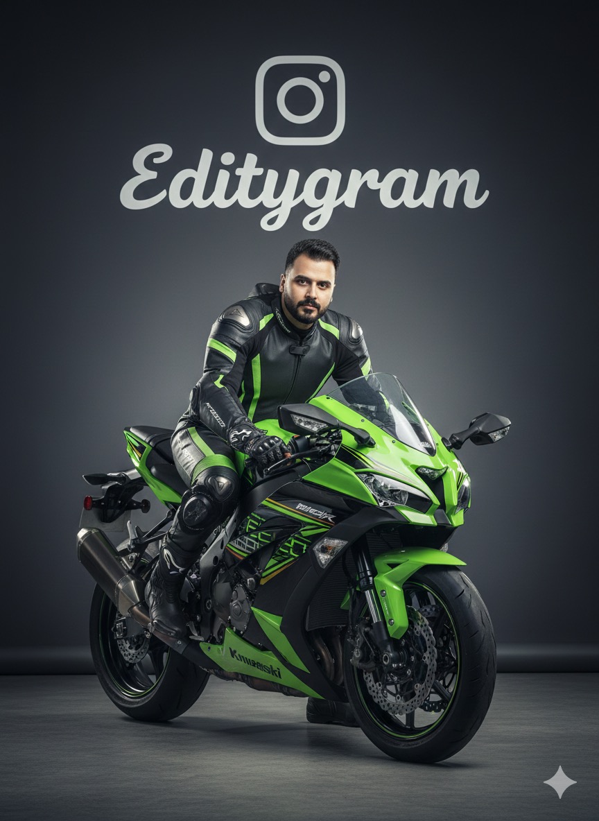 Motorcycle (Kawasaki inja) style Nano Banana Pro preview image