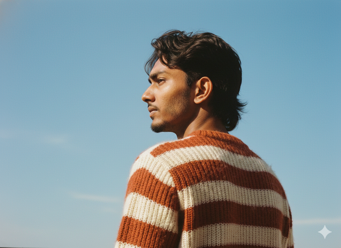 Upright yet relaxed posture Nano Banana Pro preview image