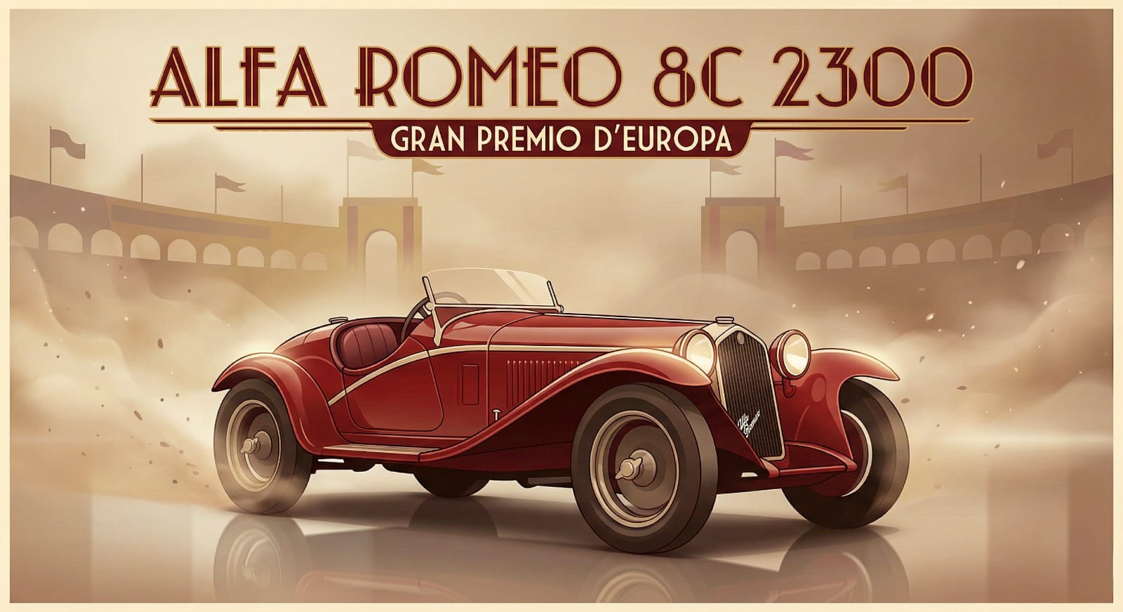 1932 Alfa Romeo 8C 2300 Nano Banana Pro preview image