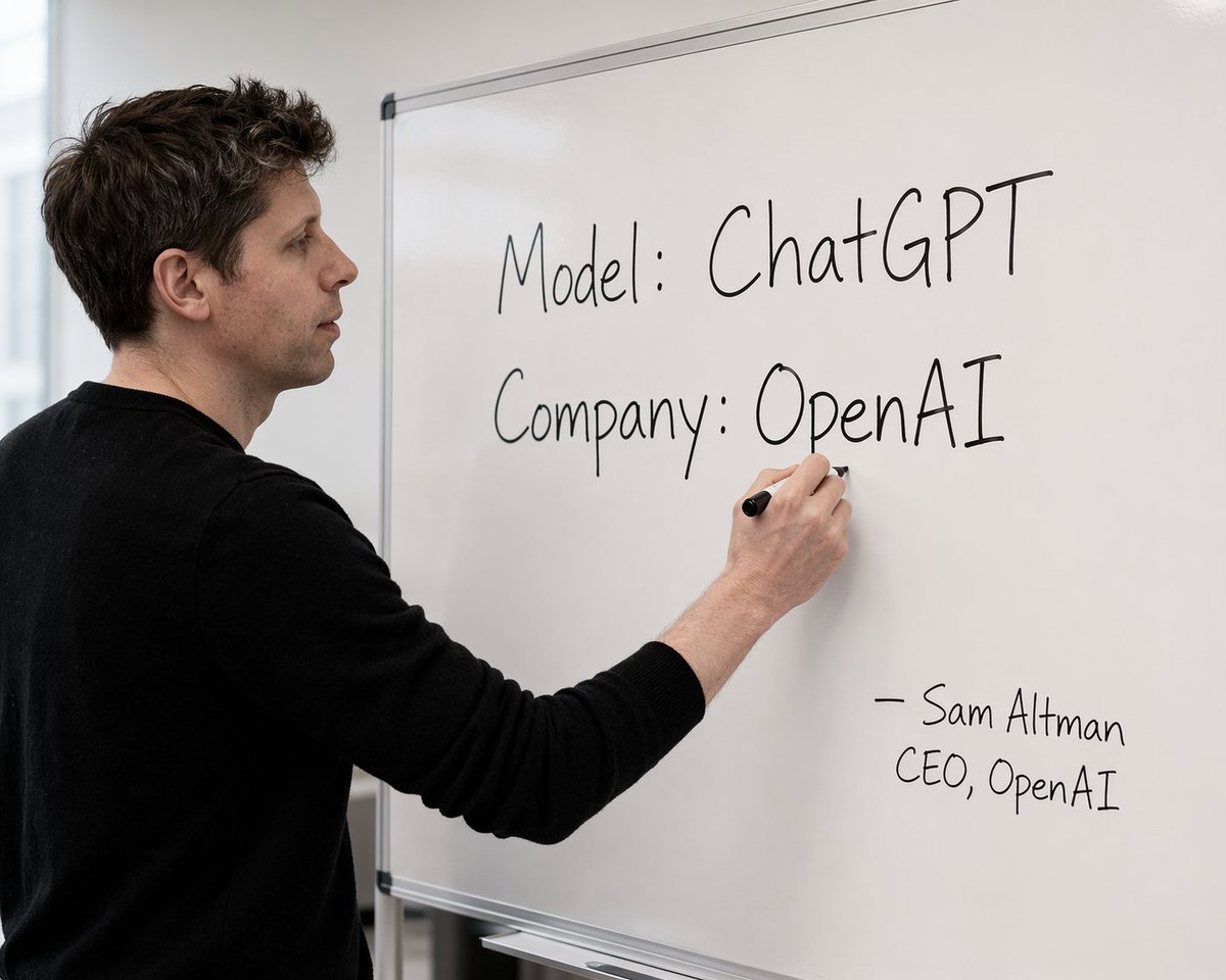 Tech CEO Writing on Whiteboard preview image