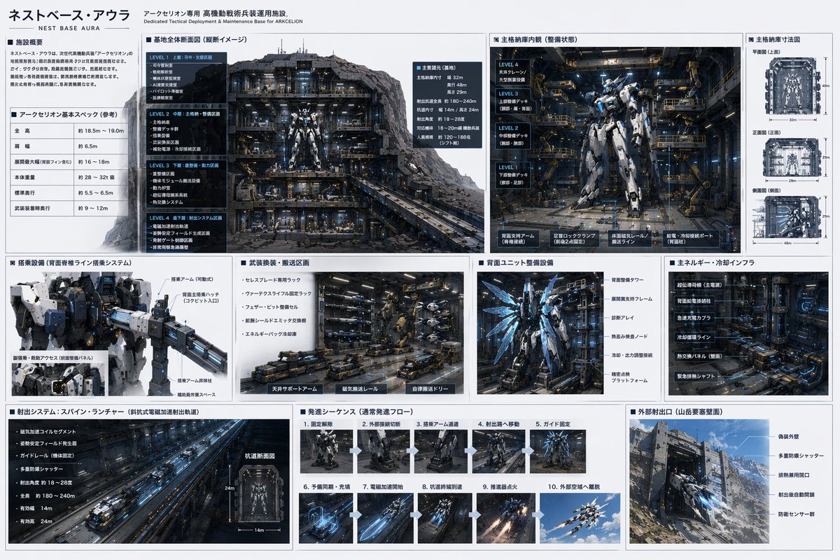 Mecha Base Technical Spec Sheet preview image
