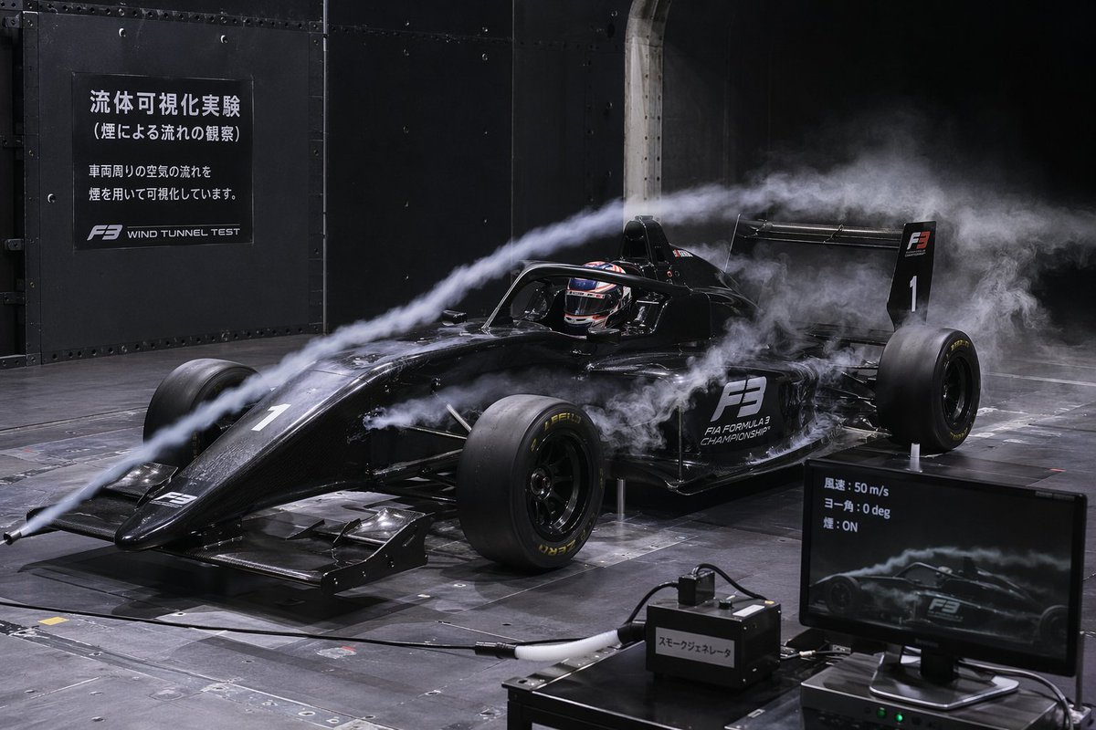 F3 Wind Tunnel Aerodynamic Test preview image