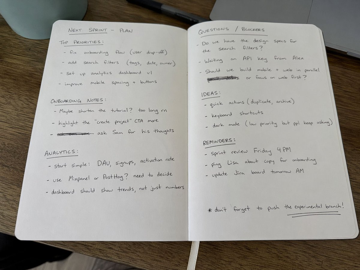 Amateur Handwritten Notebook Photo Prompt preview image