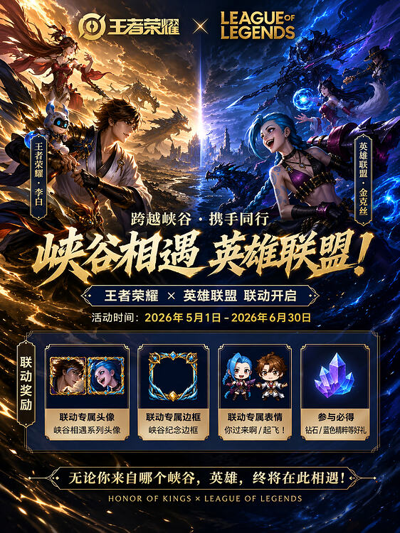 Game Crossover Promotional Poster preview image